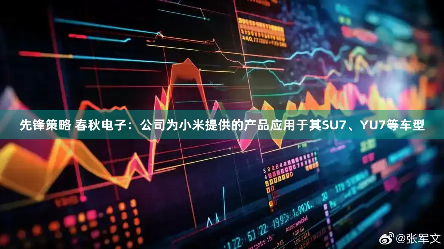 先锋策略 春秋电子：公司为小米提供的产品应用于其SU7、YU7等车型